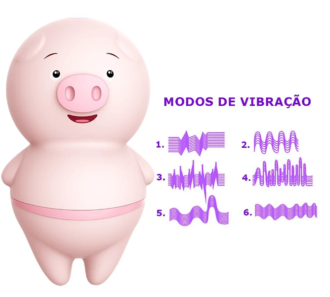 Seis modos de vibração do porquinho