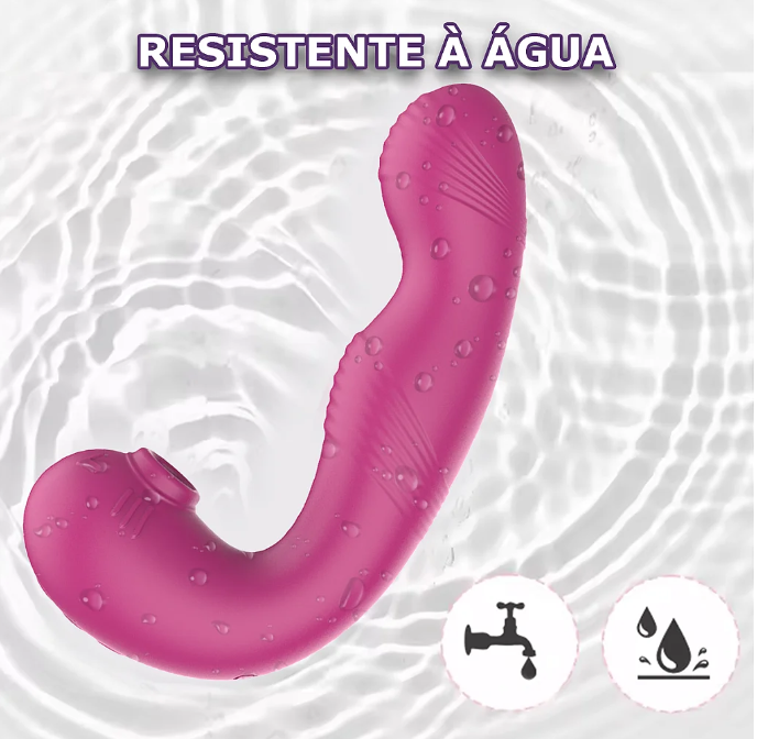 Vibrador 3 em 1 resistente à água
