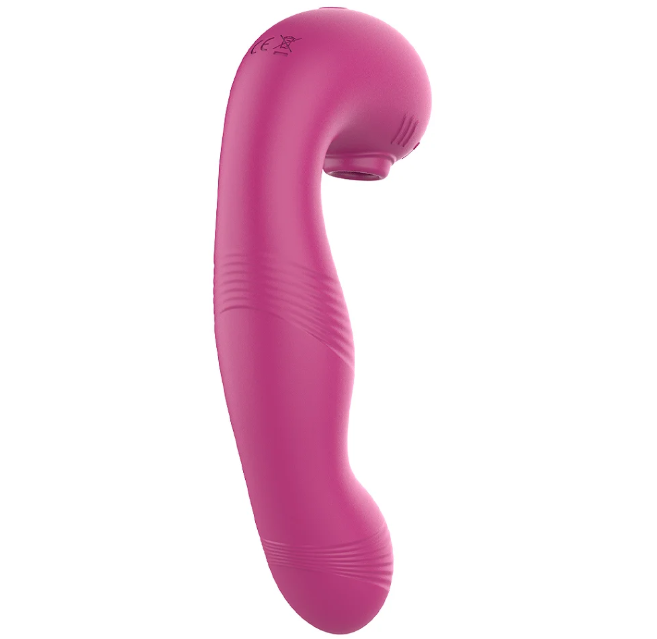 Vibrador 3 em 1, outra vista lateral