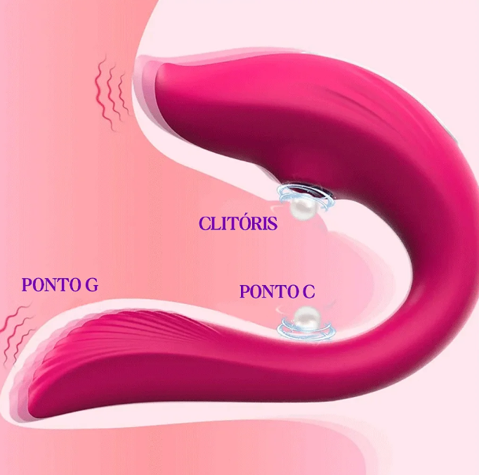 Áreas de estimulação do vibrador de casal