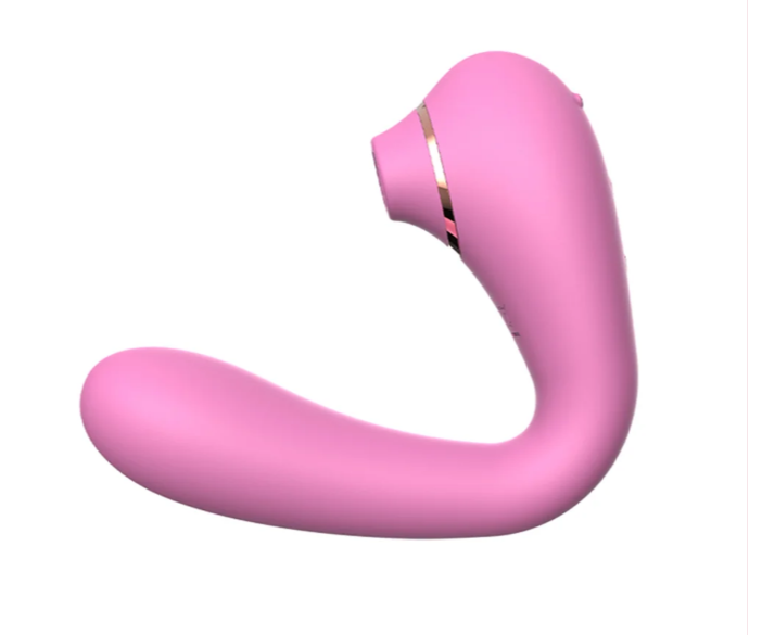 Vibrador dobrável curvado