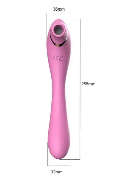 Medidas do vibrador dobrável