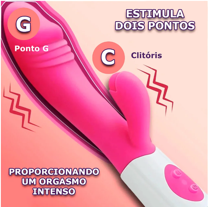 Vibrador que estimula ponto G e clitóris